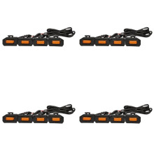 16PCS LED Front Grill Lights for  Tacoma Raptor TRD Off Road Sport 2020 2021 External Grille Lamps, Amber Light