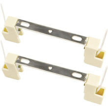 Structure simple, pièces de lampe faciles à utiliser, douille halogène durable et pratique, matériaux céramiques et métalliques pour une