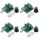 4X Low Voltage  PWM Motor Speed Controller Module 1.8V 3V-5V-6V 12V 2A 1