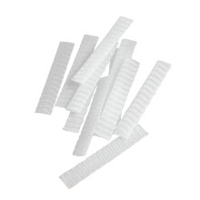100Pcs White Breathable Mesh Makeup Brush Sleeves Protective Covers