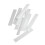 100Pcs White Breathable Mesh Makeup Brush Sleeves Protective Covers 1