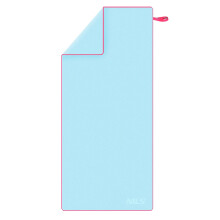 Mikrofaserhandtuch, Blau-Pink, 200x90 cm