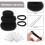 2Sets Haarknoten Set Für Mit Haargummis Und Haarclips 5