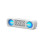 (White) Portable Bluetooth Speakers Lamp with Bluetooth Sound Powerful Bluetooth Speaker Box With Clock LED Display For Mobile Phone PC 1