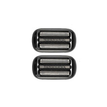 Lot de 2 têtes de rechange série 5/6 53B compatibles avec les rasoirs électriques à grille Braun 5020Cs, 5018S, 5035S, 5049Cs, 5050Cs, 6