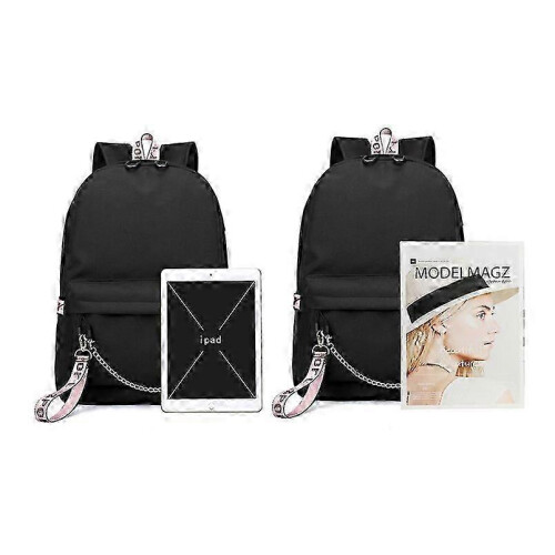 Blackpink Backpack, USB Rechargeable Backpack, School Backpack for Students 1