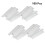 100Pcs White Breathable Mesh Makeup Brush Sleeves Protective Covers 7