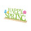 Metal Happy Spring Sign,Spring Decoration for Home,Office,Spring 1