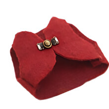 Soft Warm Hamster Vest for Small Animal Winter Outerwear-Red