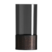 Artistic Wood Acrylic Vases-12x25cm Round with wooden