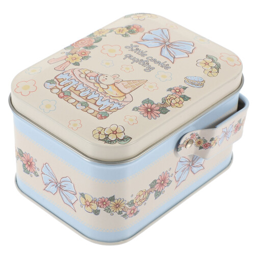 1Boîte Boîte Fer Format Multiusage Pour Cadeaux