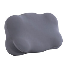 Soft Butterfly Memory Foam Pillow Detachable Cover-dark gray