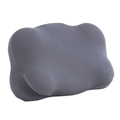 0 Oreiller en mousse à mémoire de forme avec support-gris foncé