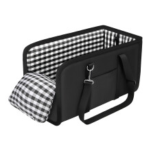 Tiny Pet Travel Container For automobiles Having-Black