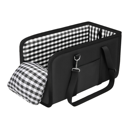 Tiny Pet Travel Container For automobiles Having-Black