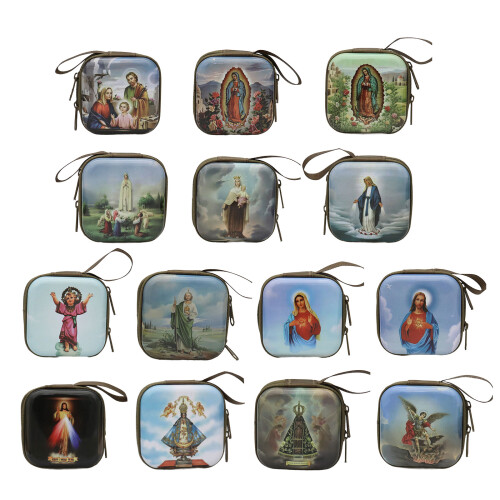 Headphone Bag Religious Jewelry Storage Box Catholic-wave1 1