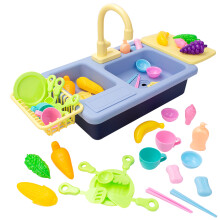 1Set Speelgoed Keuken Afwas Set Plastic Voor Kinderen
