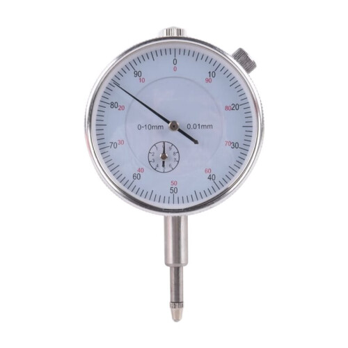 3X Dial Indicator Gauge 0-10mm Meter Precise 0.01 Resolution Concentricity Test 1