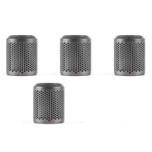 4X Suitable for  Hair Dryer HD01 HD03 HD08 Dustproof Outer Filter Cover Vacuum Cleaner Accessories Bright Grey