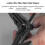 2X Fiber Optic Cable Stripper Practical Multi Functional Adjustable Blade Depth Fiber Optic Drop Cable Slitter for FTTH 6
