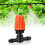 200 Pcs Three-Way Atomizing Nozzle, Adjustable Mist Nozzles, Drip Irrigation Emitters, Greenhouse Watering System 5