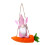 Ostern Hase Karotte Stofftier Dekoration Weiche Plüsch-Rosa 1