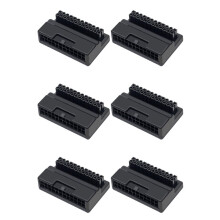 6X ATX 24 Pin to 90 Degree Power Plug Adapter Mainboard Motherboard Power Supply Cable Connectors DIY Accessessory