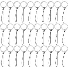 Schlüsselringe mit Nylonbändern für USB-Sticks, MP3- und MP4-Player, Schlüsselfinder und Ausweishalter – 30er-Pack_Lucky_B