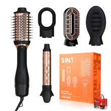 Kerstcadeau: 5-in-1 föhnborstel voor vrouwen - 1200W AC-motor met negatieve ionen en EU-stekker - Premium haarstylingset voor haar