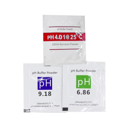72 Pack PH Meter Buffer Solution Powder 6.86/4.00/9.18, PH Calibration Solution Packets for Precise PH Meter 2