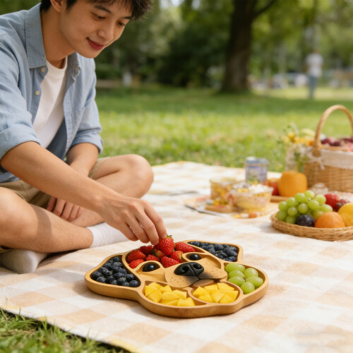 Serving Board For Cheese Crackers And Fruits-Welsh herding dog 2