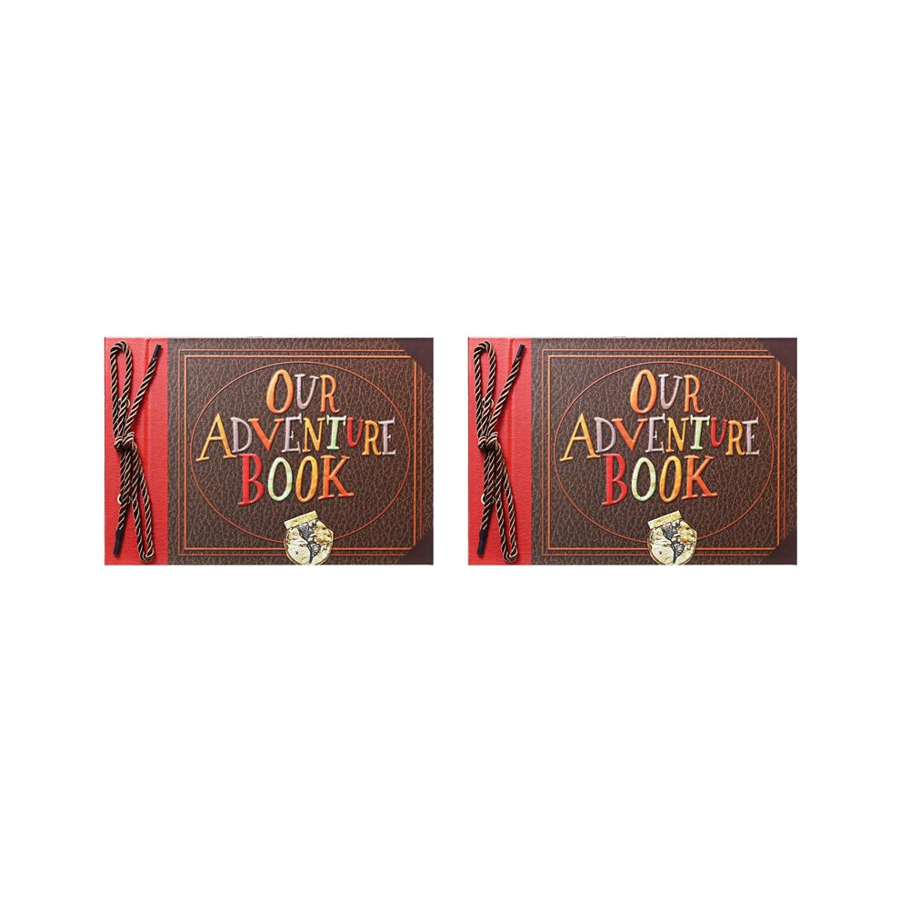 2X Scrapbook Photo Album,Our Adventure Book Scrapbook,For Anniversary, Wedding, Travelling, (Adventure Book) 6032278152604