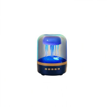 Bluetooth-luidspreker in de vorm van een kwal met RGB-lichtshow en behuizing van kristalglas.