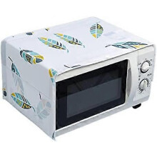 Stof- en vetwerende hoes met opbergvak voor magnetron/multifunctionele oven (verenpatroon)