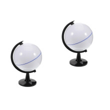 2Pièces Globe DIY Plastique Décoration Réécrivable Enfant
