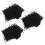 3000 Pcs Black Nylon Cable Zip Tie Fasten Wrap 95mm x 2mm 1