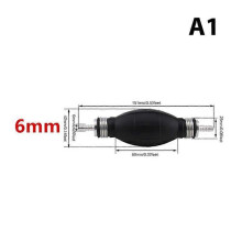 (6 mm) 6mm/8mm/10mm/12mm Hand Fuel Pump Line Rubber Aluminum Hand Primer Bulb diesel oil transfer petrol for Car Boat Marine Outboard