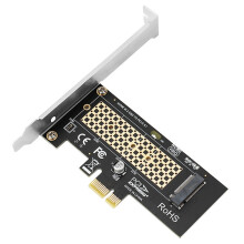 M2 NVME Riser Karte M2 NVME auf PCIe X1 Riser Karte M2 Solid State Drive Erweiterung Karte Treiberfrei für WIN10