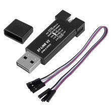 ST-Link V2 STM8 STM32 Simulator Download Programmer Programming with Cover DuPont Cable ST Link V2