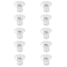 Insertos de brida de 13/15/17/19/21 mm, 10 unidades, compatibles con la copa extractora de leche portátil Momcozy S12 Pro/S9 Pro/S12/S9.