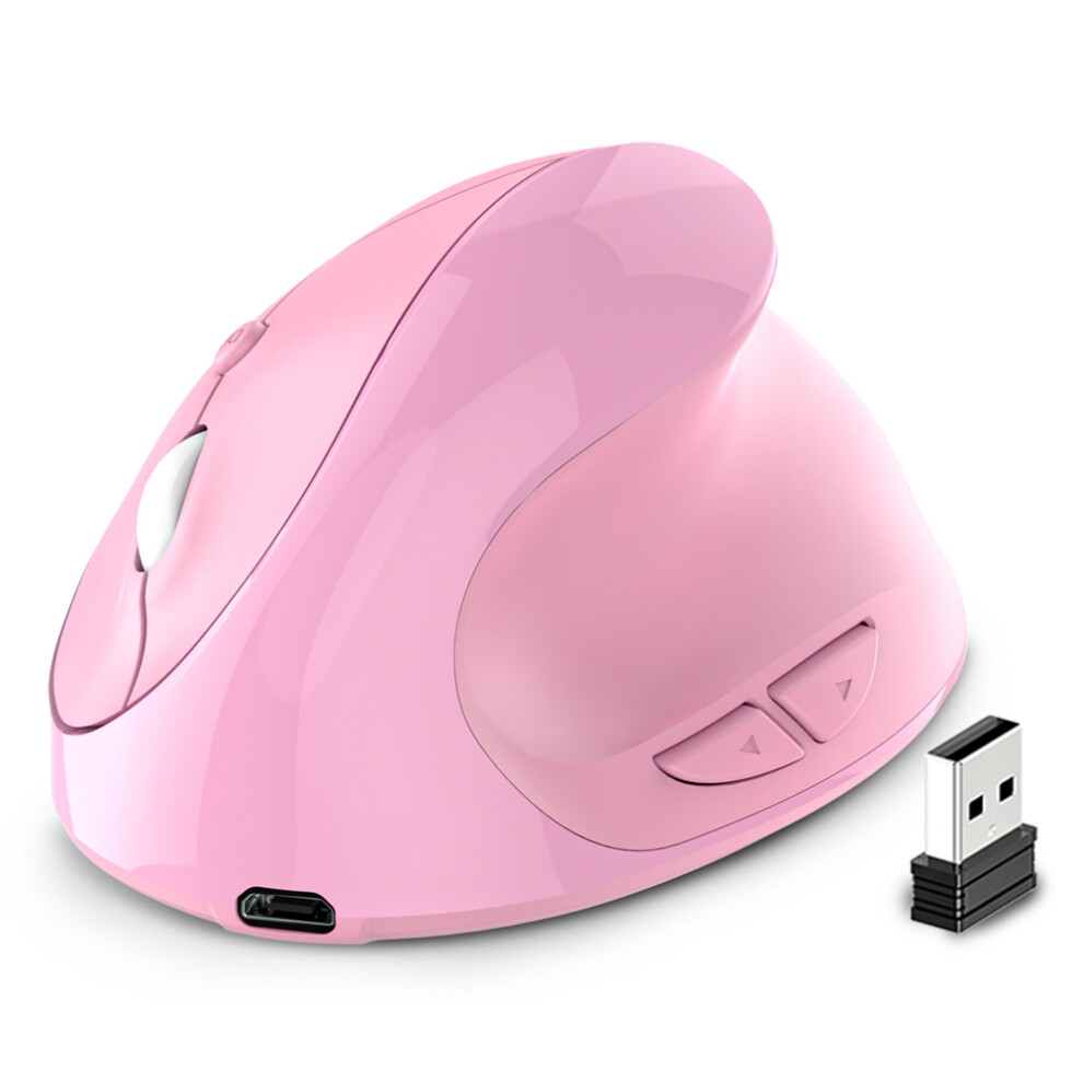 Ergonomic Vertical Mouse Rechargeable Wireless Usb 2.4G For Computer Laptop Gaming Mouse 4713245970378