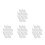 40Pcs White LED Recessed Downlights Flush Mount Indoor Ceiling Lights 1