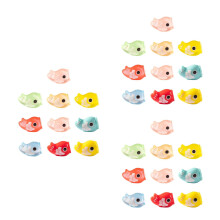 30Pcs Glow Resin Mini Japanese Carp Ornaments for Fairy Garden Decor