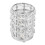 Silver Hollow Crystal Cosmetics Holder Makeup Brush Pen Organizer 1