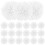 100Pcs Pe Flower Aromatherapy Diffuser White for Indoor and Car Use 1