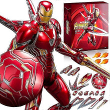 (ZD MK50) ZD Toys Iron Man Action Figure Iron Patriot MK1-7 MK17 MK33 MK85 MK30 War Machine Legends Avengers Tony Stark Collect Toy Gift