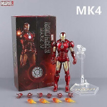 (ZD MK4) ZD Toys Iron Man Action Figure Iron Patriot MK1-7 MK17 MK33 MK85 MK30 War Machine Legends Avengers Tony Stark Collect Toy Gift