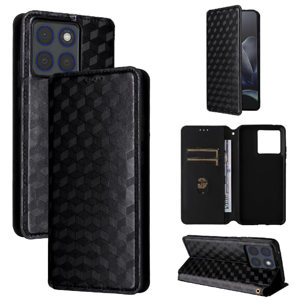 Photos - Case  for Motorola Edge 70 5G PU Leather Card Slots Holder 3D Pattern Wallet Magnetic Closure