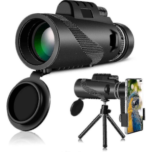 Μονόκιο υψηλής ισχύος HD 80x100 με βάση για smartphone, τρίποδο και προσαρμογέα τηλεφώ