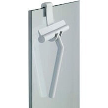 Rodo de Chuveiro Profissional com Rotação de 360 e Lâmina de Silicone, Perfeito para Espelhos, Chuveiros, Box de Chuveiro e Azulejos, Prático